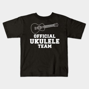 Uke & Chuckles - Official Ukulele Team Tee: Strumming Strings of Laughter! Kids T-Shirt